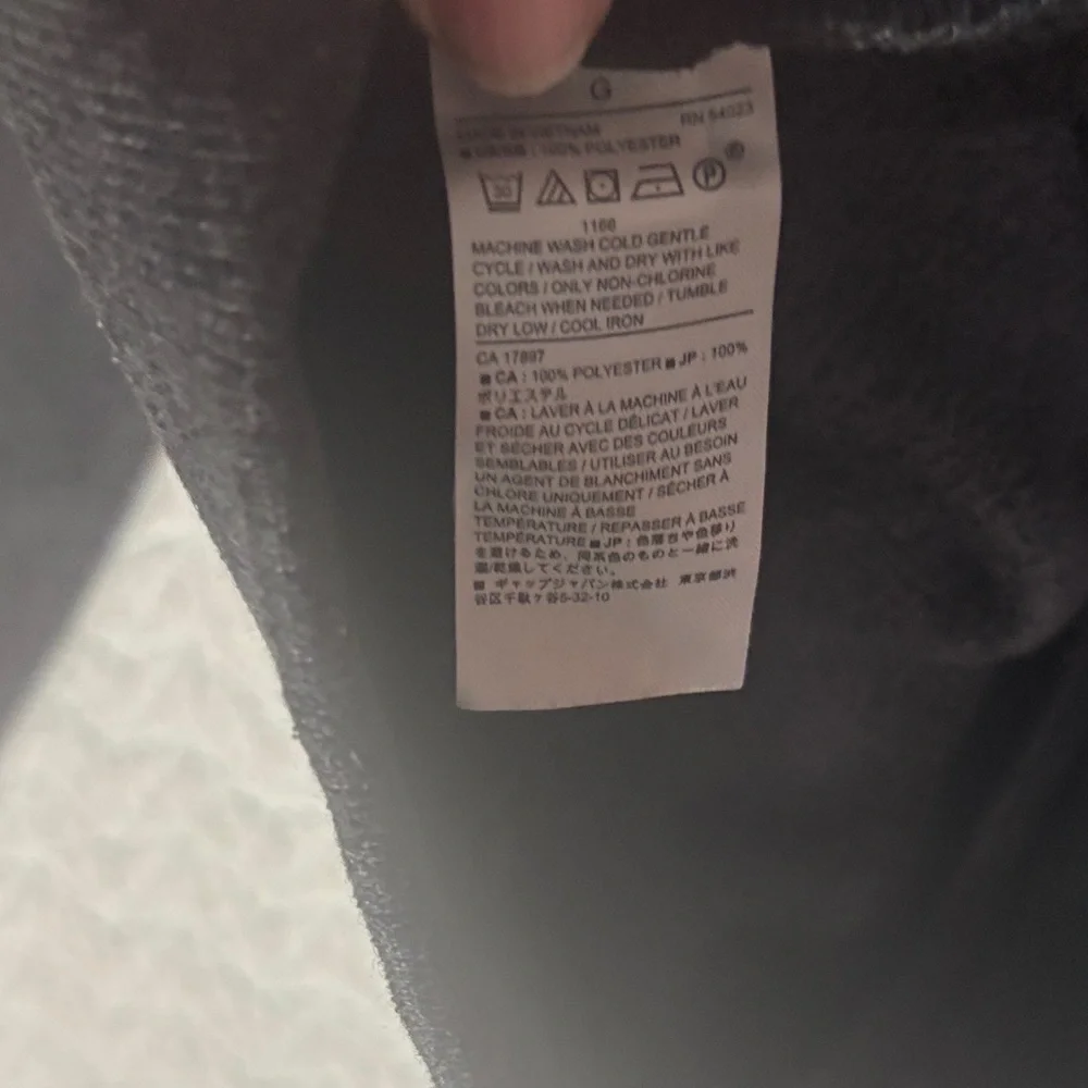 Banana Republic Men's Black Zip-Up Knit Jacket